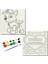 TATİL-KARNE HEDİYESİ 2'li Tuval Boyama Seti 20X20 cm Uv Baskı 6 Akrilik Boya 1 FIRÇA-MODEL-314 1