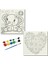 TATİL-KARNE HEDİYESİ 2'li Tuval Boyama Seti 20X20 cm Uv Baskı 6 Akrilik Boya 1 FIRÇA-MODEL-259 1