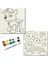 TATİL-KARNE HEDİYESİ 2'li Tuval Boyama Seti 20X20 cm Uv Baskı 6 Akrilik Boya 1 FIRÇA-MODEL-323 1