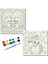 TATİL-KARNE HEDİYESİ 2'li Tuval Boyama Seti 20X20 cm Uv Baskı 6 Akrilik Boya 1 FIRÇA-MODEL-300 1