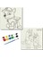 TATİL-KARNE HEDİYESİ 2'li Tuval Boyama Seti 20X20 cm Uv Baskı 6 Akrilik Boya 1 FIRÇA-MODEL-310 1