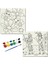 Okul Etkinliği-2'li Tuval Boyama Seti. 20X20 cm Uv Baskı 6 Akrilik Boya 1 FIRÇA-MODEL-355 1