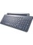 BT-K99 Bluetooth & Wireless Kablosuz Klavye Standlı Gri Telefon Pc Tablet Tv Laptop Mac Uyumlu 2