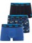 Lacivert - Sarı Erkek Boxer 80509 1