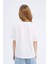 Kız Çocuk Relax Fit Bisiklet Yaka Basic Düz Kısa Kollu Tişört D9099A825SM 5