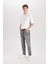 %100 Pamuk 90's Slim Fit Dar Kalıp Yüksek Bel Dar Paça Jean Pantolon C6907AX24AU 4