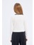 Kız Çocuk Slim Fit Dar Kesim Bisiklet Yaka Baskılı Uzun Kollu Tişört D7439A825SP 5