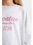 Kız Çocuk 2'li Takım Baskılı Sweatshirt Beli Lastikli Eşofman Altı D6452A8NS 4