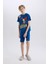 Erkek Çocuk Superman Pijama Takımı Kısa Kollu Üst Şort D8765A8NS 3