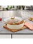 32 cm Cream Ezme Seri Basık Tencere, Non-Stick Pilav Karnıyarık Tenceresi 4,7 Lt (Çelik Kulp) 1