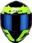 Storm 2 Drop Full Face Motosiklet Kaskı Mavi Camlı 4