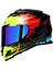 Storm 2 Drop Kapalı Motosiklet Kaskı Gökkuşağı Camlı 2
