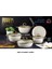 Casa Milano Krem Gold Granit Tencere Seti Gold Cam Kapak 1