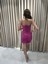 Büzgülü Askılı Abiye Elbise 58349 5