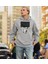 Boyacı Panda Ön Baskılı Sweatshirt Erkek 2