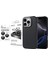 Apple iPhone 14 Pro Max Kılıf Magsafe Şarj Özellikli Karbon Fiber Görünümlü Zore Troy Kapak + Safir Kamera Lens Koruyucu 1