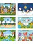 Çocuklar Için Eğitici ve Öğretici Ahşap 6 Parça 13X17 Renkli Puzzle 6'lı SET-606 1