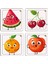 Çocuklar Için Eğitici ve Öğretici Ahşap 8 Li 4 Parçalı Meyveler Mini Puzzle Set 8'li Set 3 2
