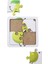 Çocuklar Için Eğitici ve Öğretici Ahşap 8 Li 4 Parçalı Meyveler Mini Puzzle Set 8'li Set 3 5