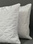 Düz Siyah Yastık Kılıfı 2 Adet + Kapitoneli Yastık Koruyucu 50 x 70 - 2 Adet 5