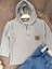 Yumuşak Doku Sweatshirt Esnek Kot Pantalonlu Erkek Bebek 2'li Takım 4