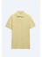 Limon Küfü Düz Polo Yaka %100 Pamuk T-Shirt 1