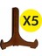 5 Adet Çerçeve Tabak Teşhir Ayağı Stand AHŞAP15 cm x 12 cm 1