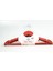 GLX-100 3 Lü Elbise Askısı Kırmızı 1