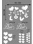 Happy Valentine's Day Sevgililer Günü Sticker Kalp, Love, I Love You Cam, Duvar Sticker Etiket Seti 2