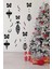 Yılbaşı Happy New Year Sticker Çıkartma Süsü Yeni Yıl Süsü Parti Cam Süsü Noel Ağacı Kar Tanesi 1