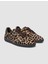 Leopar Deri Bağcıklı Kadın Sneaker 2