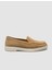 Deri Taba Süet Kadın Loafer 1