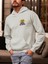 Unisex Wolf 2 Baskılı Hoodie / Kapüşonlu Sweatshirt 1