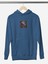 Unisex Eagle Baskılı Hoodie / Kapüşonlu Sweatshirt 3