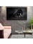 Metal Çerçeveli Siyah At Cam Tablo 1