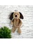 Kahverengi Köpek 50cm Oyuncak Peluş Çanta Sırt Çantası 2