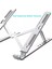 Macbook Laptop Bilgisayar Standı Notebook Özel Yükseltici Stand Tablet Tutucu Ayarlı Metal Metal Stand 3