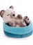 47893 Soft Basket 12 cm - Sleeping Pets Cuddly Toy Siamese Cats For Girls, Boys & Babies - Fluffy Stuffed Cuddle, Play & Sleep With - Cosy Plush Animals, Paws, Beige 2