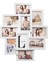 Resim Çerçevesi Kolajı, Her Biri 10 x 15 cm (4 x 6 Inç) 10 Fotoğraf Için, Mdf'den Yapılmış, Montaj Gerekli, Beyaz RPF20WT 1