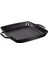 Grill Pans Çift Kulplu Döküm Izgara Tava, Siyah 1