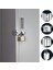 Lock 175EURDLH Sertifikalı Şifreli Kilit, Katı Kasa ve Uzun Kilitli, Altın, 10,7 x 5,1 x 2,4 cm 2