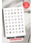 Yapışkanlı Semboller Tırnak Dövmesi, Tırnak Tattoo, Nail Art, Tırnak Sticker 1