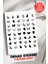 Yapışkanlı Kelebekler Tırnak Dövmesi, Tırnak Tattoo, Nail Art, Tırnak Sticker 1