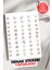 Yapışkanlı Semboller Tırnak Dövmesi, Tırnak Tattoo, Nail Art, Tırnak Sticker 1