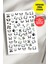 Yapışkanlı Şeffaf Kağıt Cute Panda Tırnak Dövmesi, Tırnak Tattoo, Nail Art, Tırnak Sticker 1