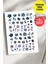 Yapışkanlı Şeffaf Kağıt Çiçekler Tırnak Dövmesi, Tırnak Tattoo, Nail Art, Tırnak Sticker 1