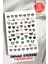 Yapışkanlı Christmas Tırnak Dövmesi, Tırnak Tattoo, Nail Art, Tırnak Sticker 1