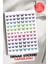 Yapışkanlı Renkli Kelebekler Tırnak Dövmesi, Tırnak Tattoo, Nail Art, Tırnak Sticker 1