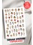 Yapışkanlı Melekler Tırnak Dövmesi, Tırnak Tattoo, Nail Art, Tırnak Sticker 1