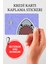 Köpek Balığı Kredi Kartı Kaplama Stickerı, Sticker, Yapışkanlı Kredi Kartı Stickerı 1
